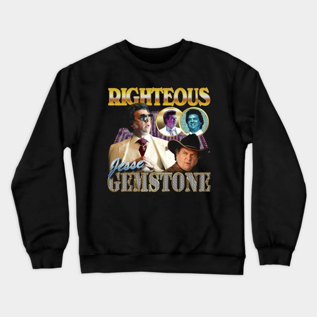 Righteous Jesse Gemstone Bootleg Tee Crewneck Sweatshirt by Nick Quintero